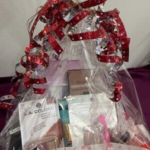 Valentine's Beauty Gift Basket - Makeup, Nails & Self-Care Bundle